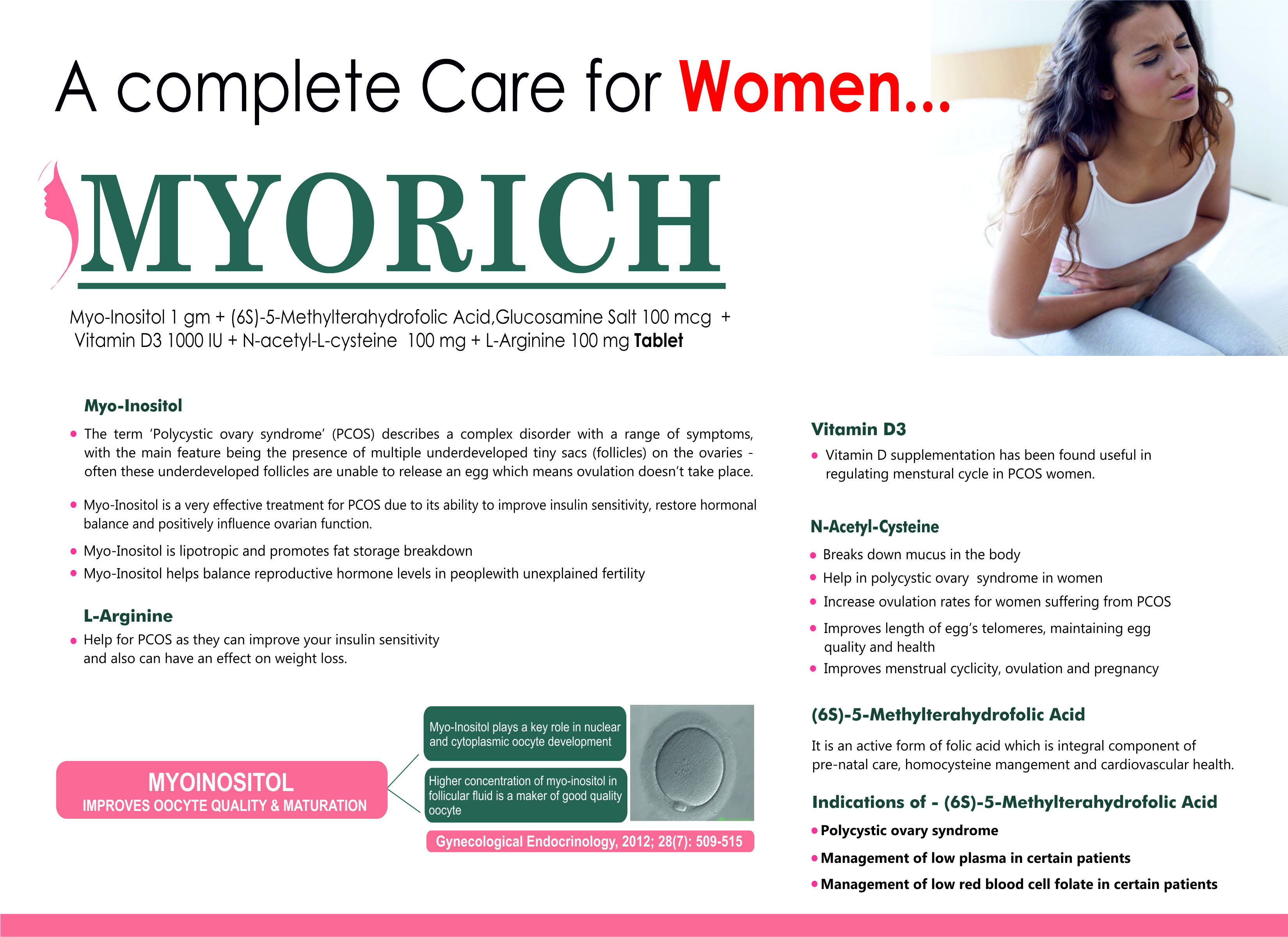 Myo-inositol Tablets benefits for hormonal health